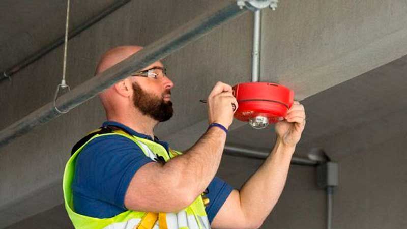 detección de incendio imagen - Bw